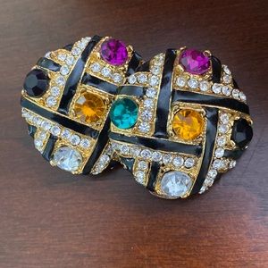 Colorful Clip on Earrings